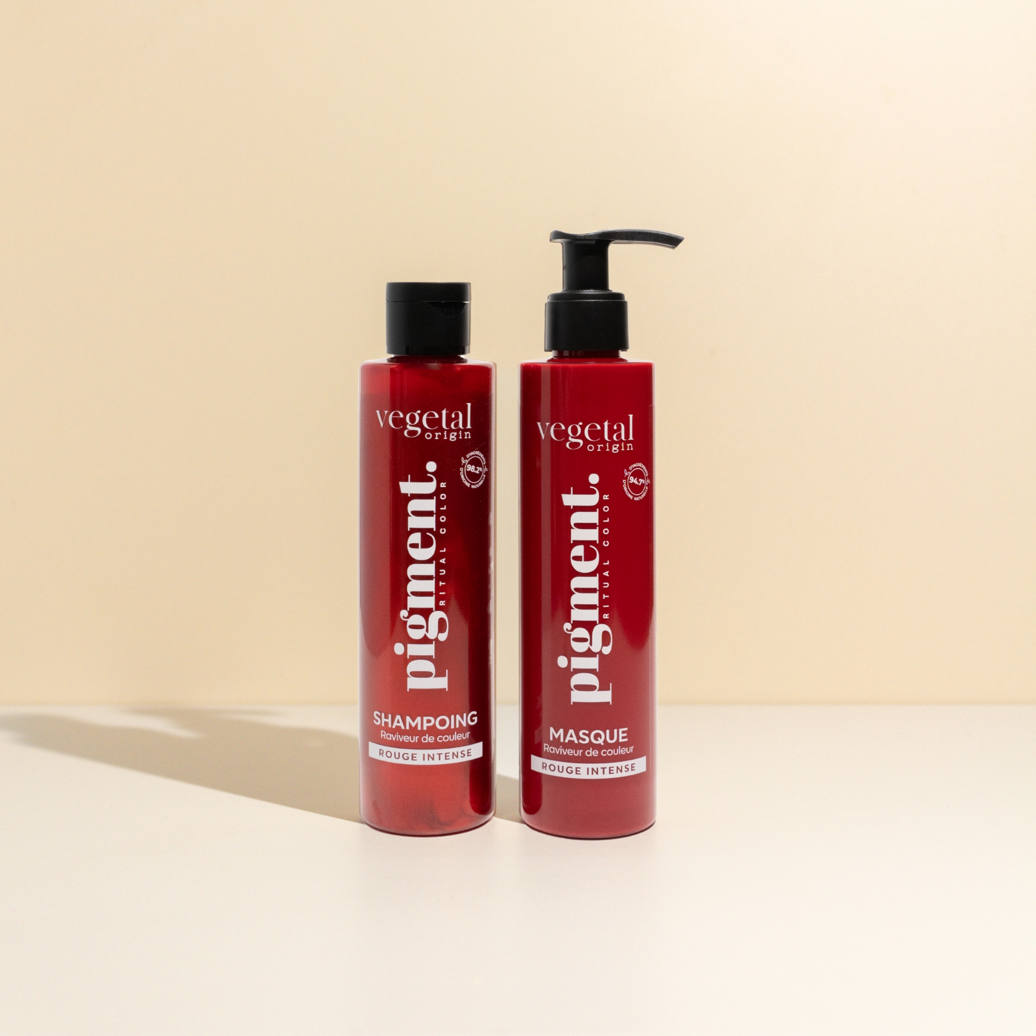 Shampoing et Masque colorants Rouge Intense - 200ml