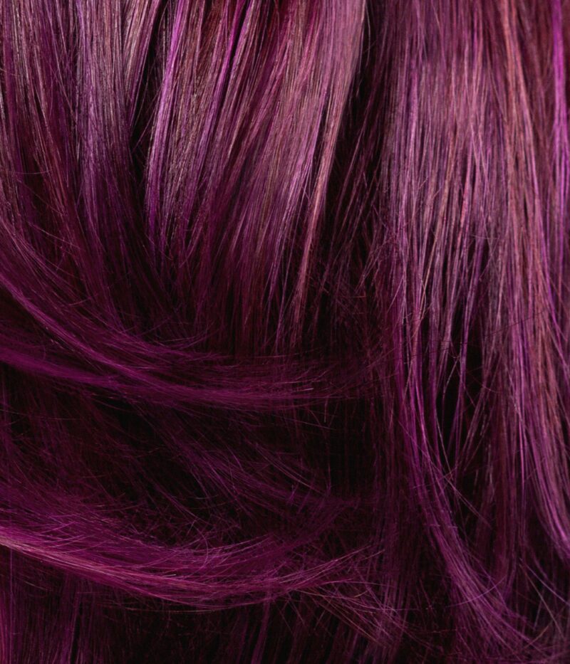 cheveux violets