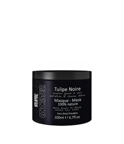 masque tulipe noire