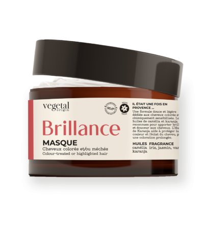 Masque pour cheveux colorés en pot 400 ml
